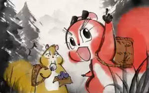 红松鼠米高之中二勇士漫画